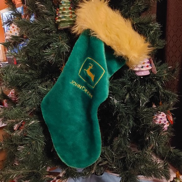 John Deere Holiday John Deere Christmas Stocking Large Adult